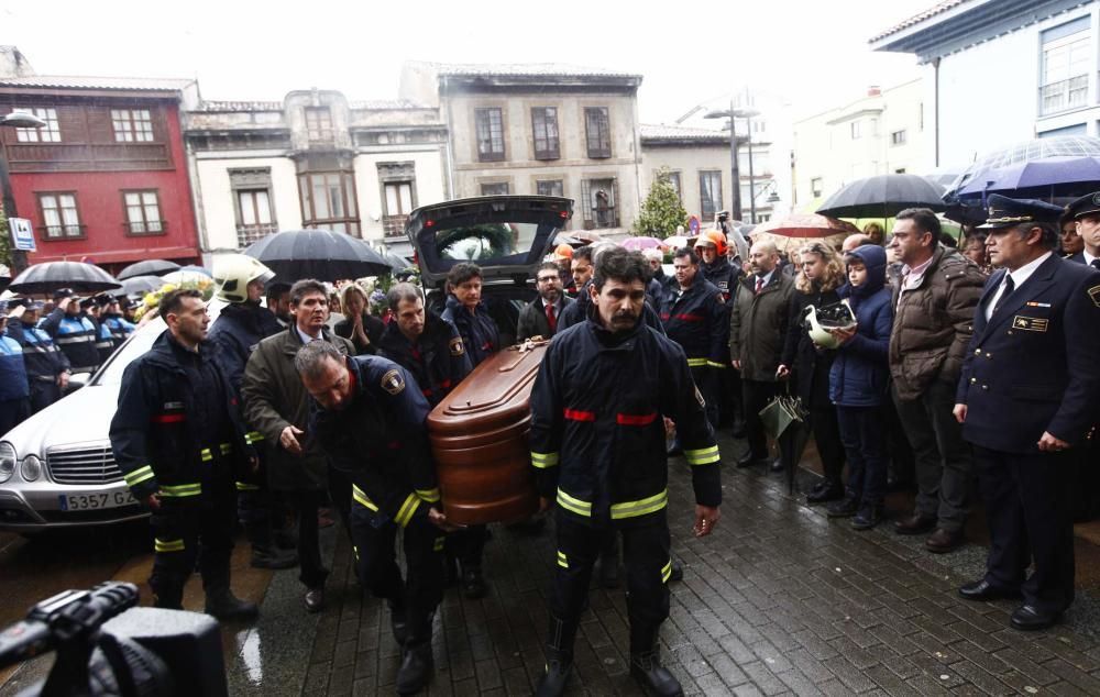 Funeral por Eloy Palacio, bombero fallecido en Oviedo