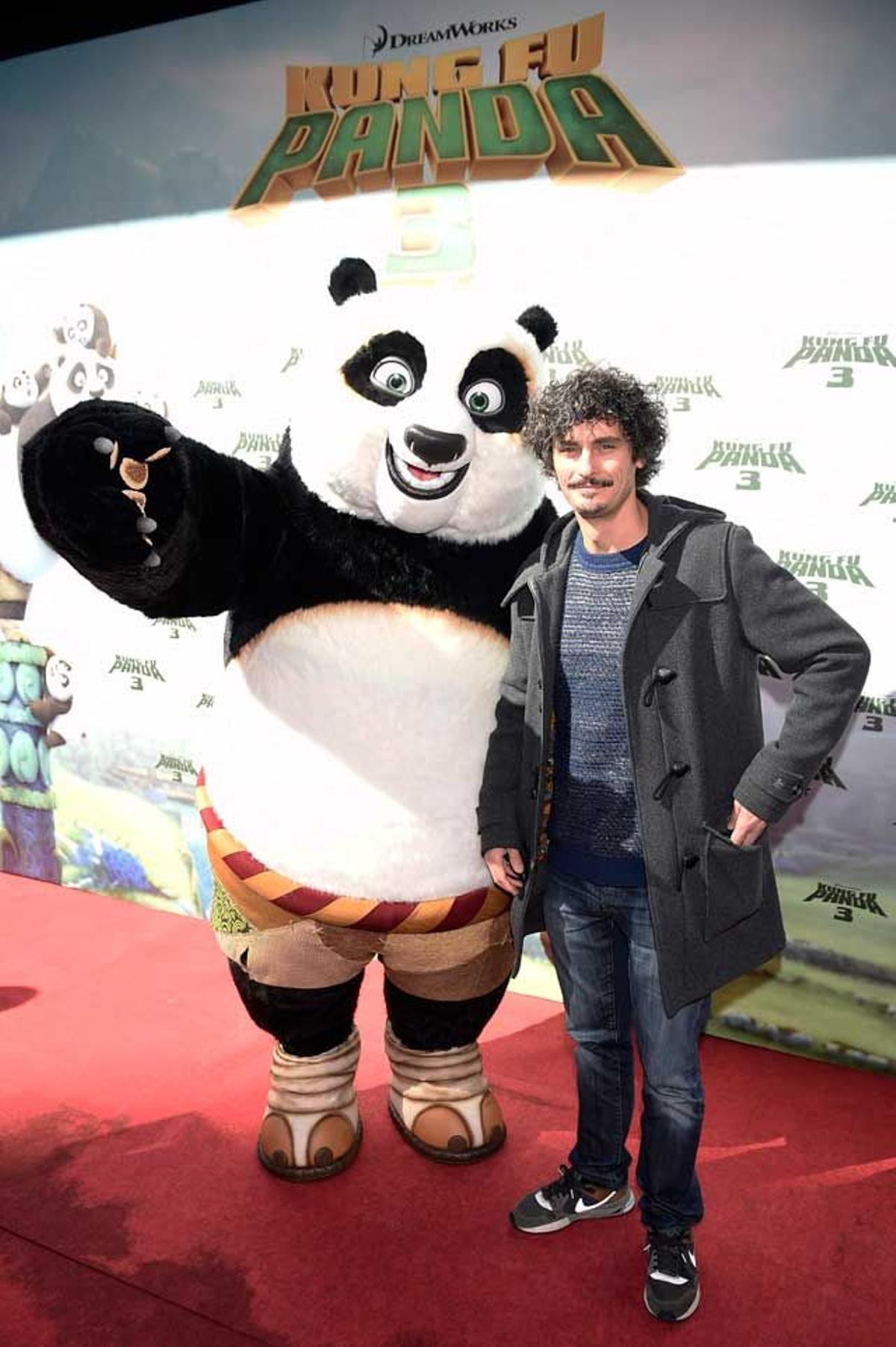 Antonio Pagudo, en el preestreno de Kung Fu Panda 3.