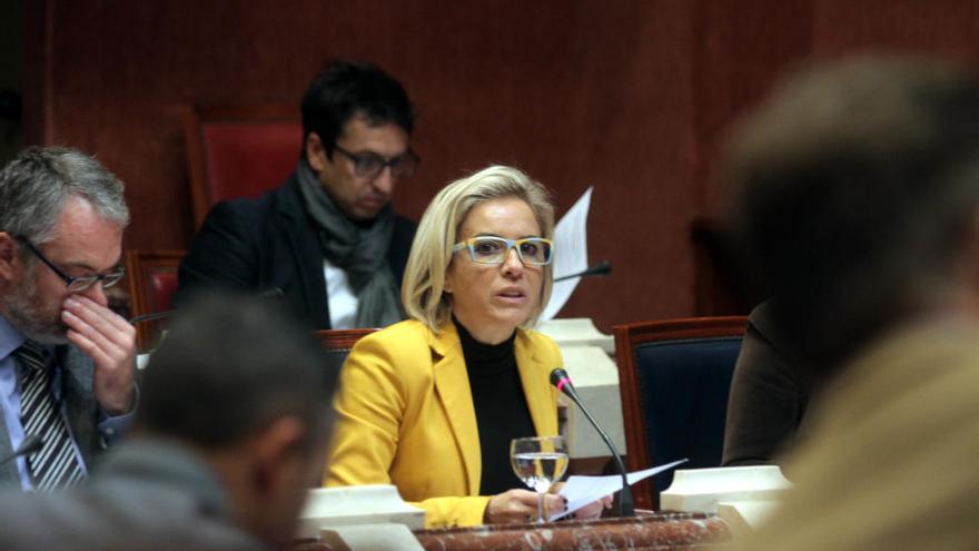 Adela Martínez-Cachá, ayer en la Asamblea.