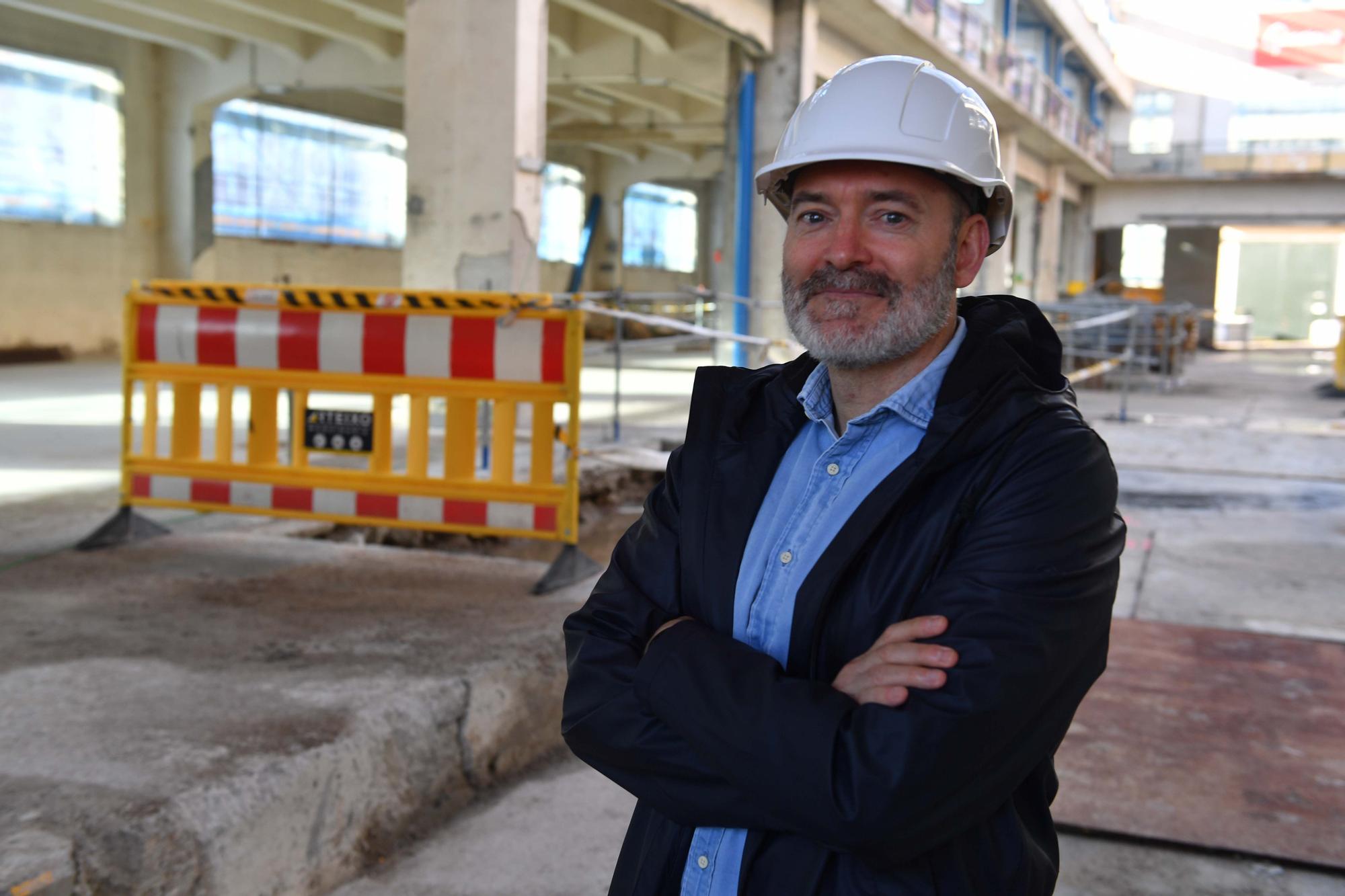 Visita a las obras del primer edificio de la Ciudad de las TIC en A Coruña