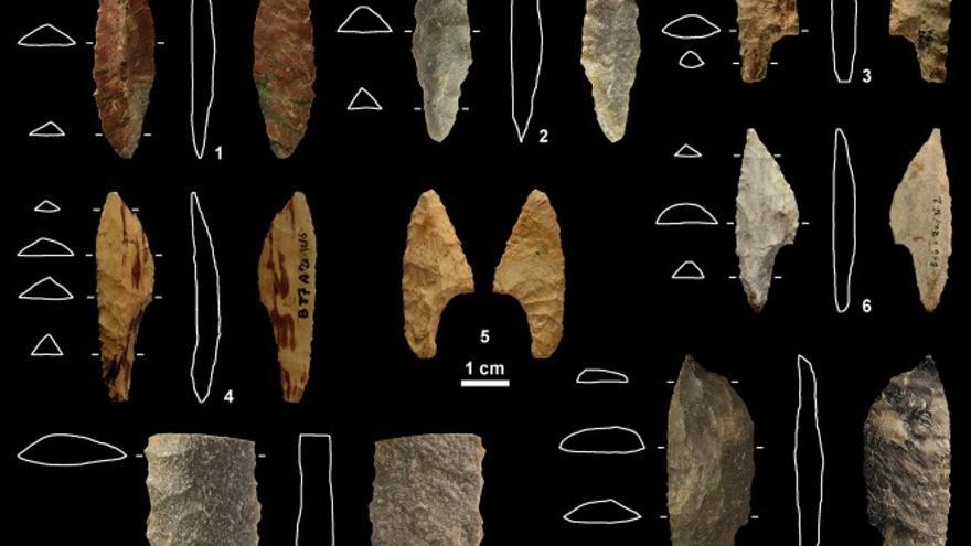 Descubren en El Buxu (Cangas de Onís) restos del primer &quot;pegamento&quot; para sujetar puntas de flecha, de hace 20.000 años