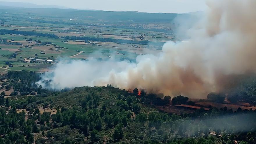 Declaran estabilizado el incendio forestal en Valverde de la Vera