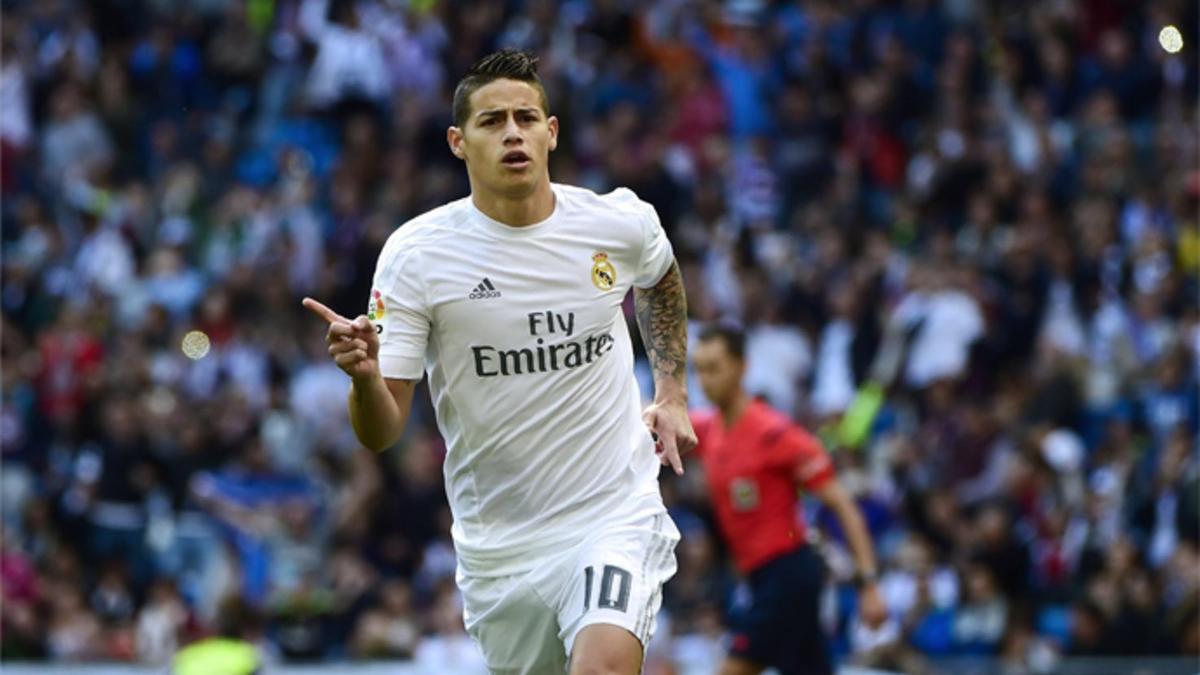 James Rodríguez, jugador del Real Madrid