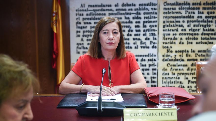 El Supremo archiva una querella de Vox contra Armengol por los contratos de mascarillas en Baleares