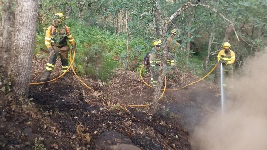 Vídeo del incendio de La Tejera desde la zona española
