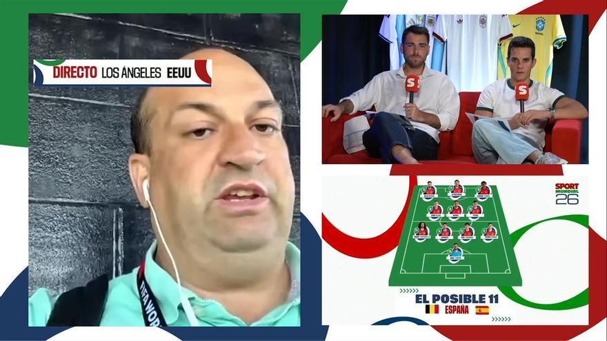 El posible 11 de España contra Bélgica: Conexión la Roja- Jordi Gil, Sport Mundial 1x18