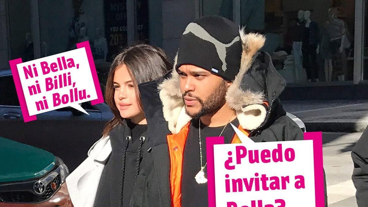 Selena Gómez y The Weeknd de paseo abrigaditos