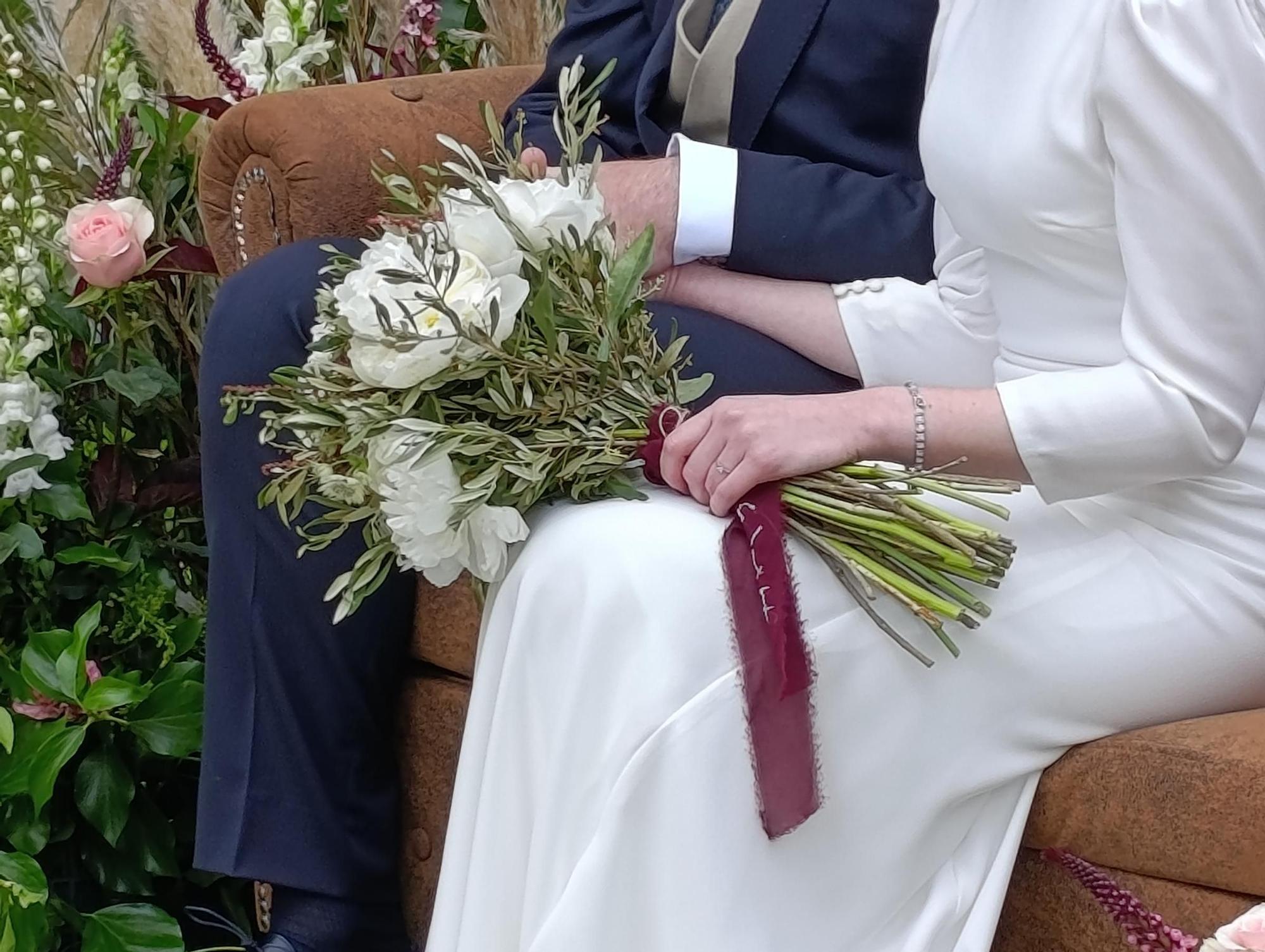Estefanía Sánchez y Juan Cardecha, una boda de cuento en el Palacio de Villabona