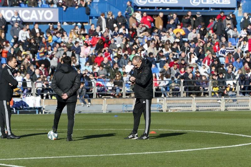 Partido de entrenamiento del Real Zaragoza en La Romareda