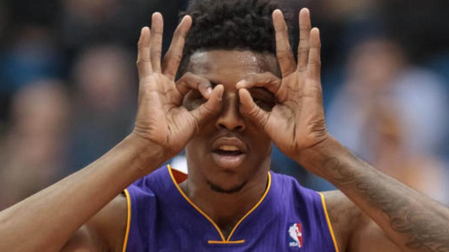 Nick Young, jugador de los Lakers.