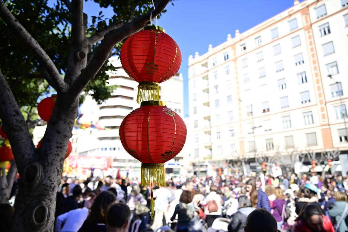 Las imágenes de la celebración del Año Nuevo chino en Castelló.