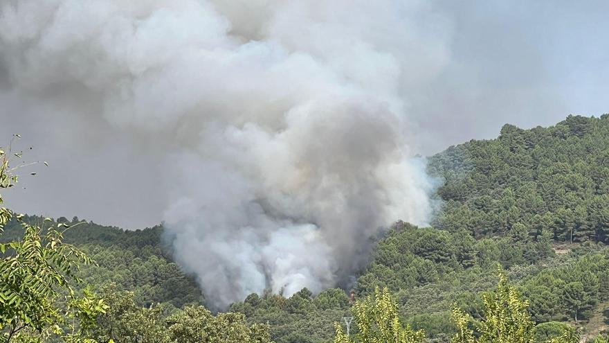 Declarado otro incendio forestal, esta vez en Torre de Don Miguel, en plena Sierra de Gata