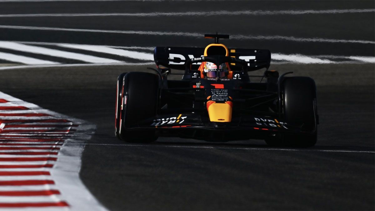 Verstappen, el más rápido en la pista de Sakhir