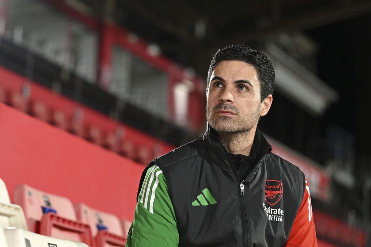 El entrenador del Arsenal, Mikel Arteta.