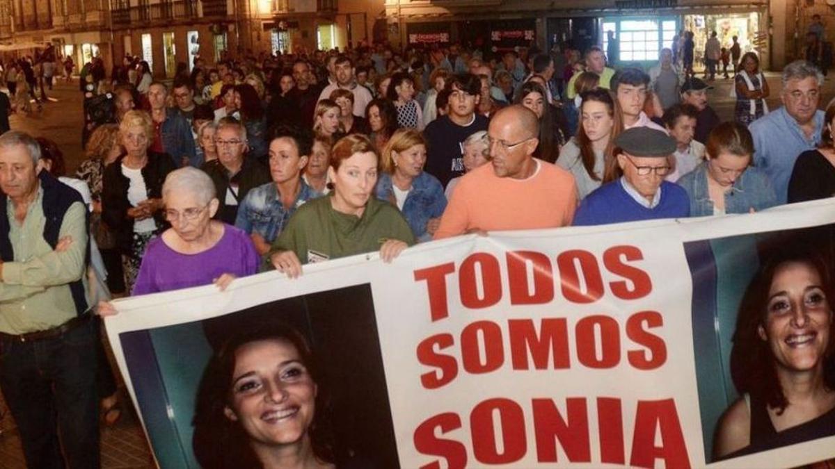 La última manifestación que la familia y amigos de Sonia Iglesias celebraron, en agosto de 2019.