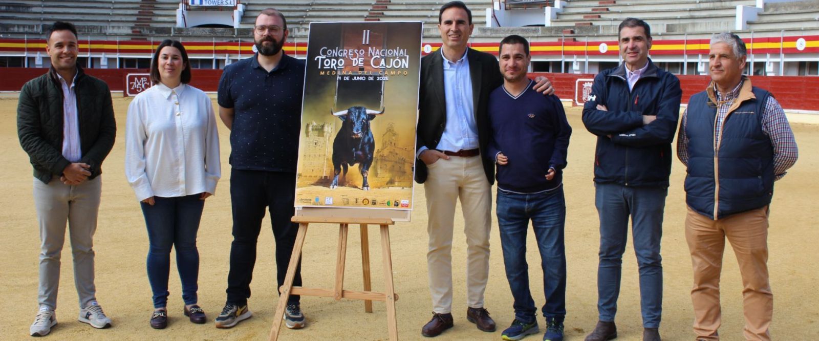 Presentación en Medina del Campo del II Congreso de Toros de Cajón, en el que participará Astauvi.