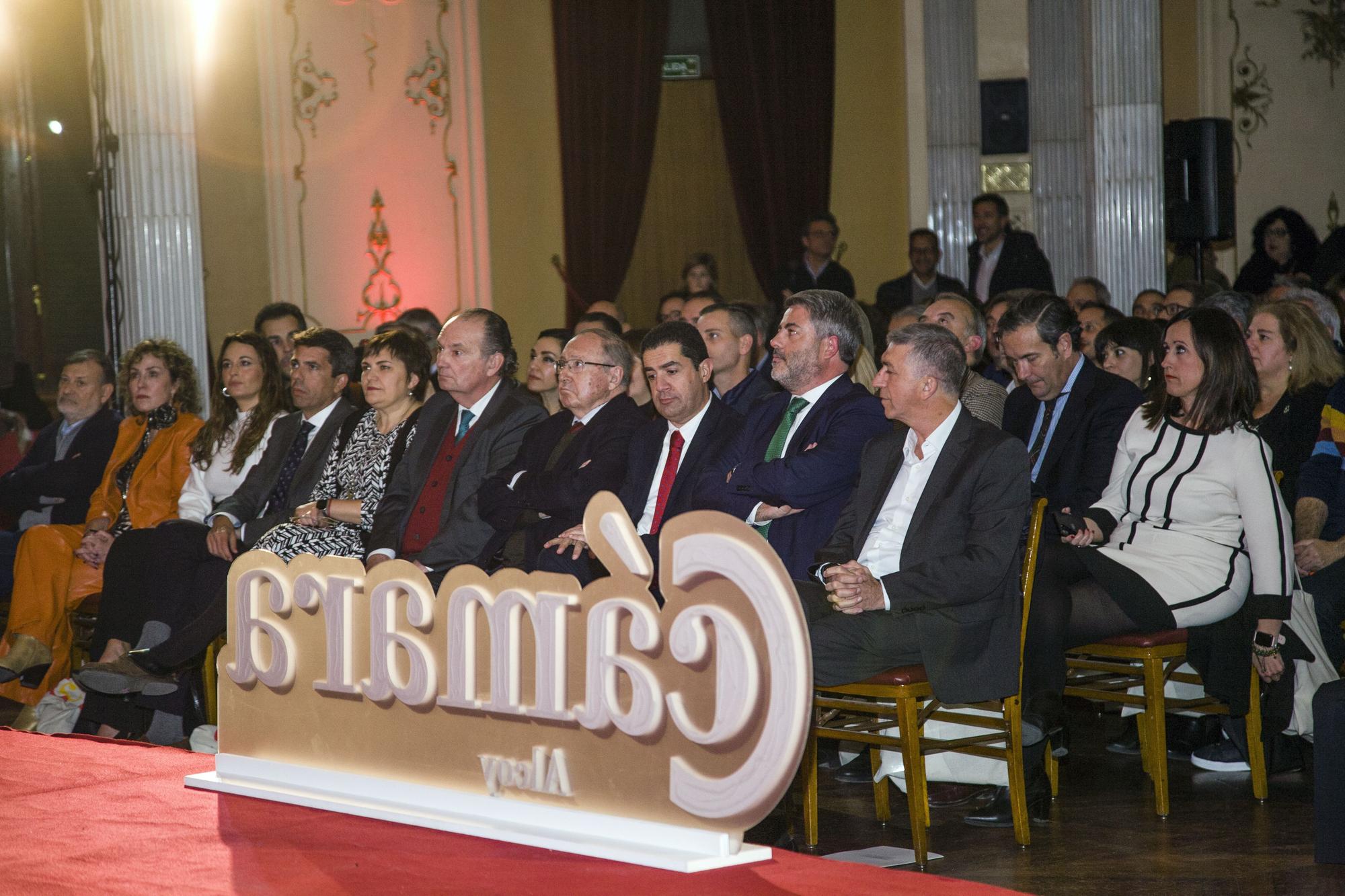 Respaldo social a la entrega de premios de la Cámara de Alcoy