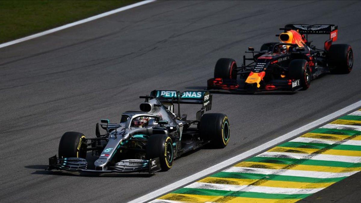 Hamilton en el GP de Brasil