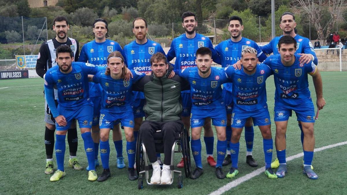 Fútbol. Segunda RFEF. Formación del Andratx ante el Terrassa en Sa Plana