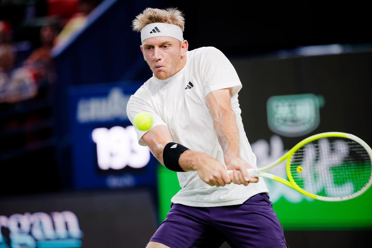 Davidovich, durante un partido