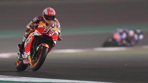 Marc Márquez, en el circuito de Losail.