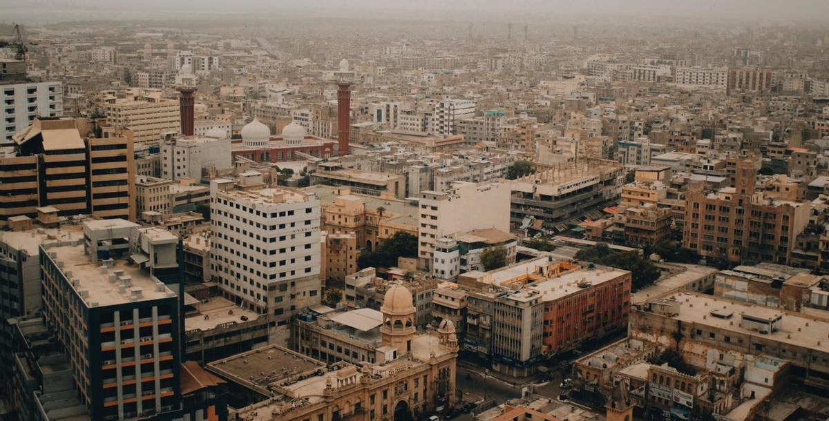 Karachi, ciudad más poblada de Pakistán.