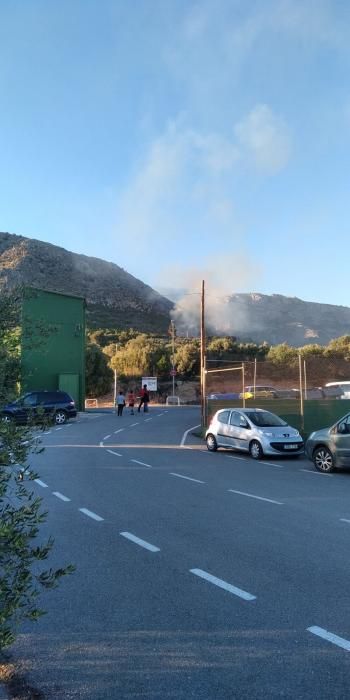 Incendi al Castell del Montgrí