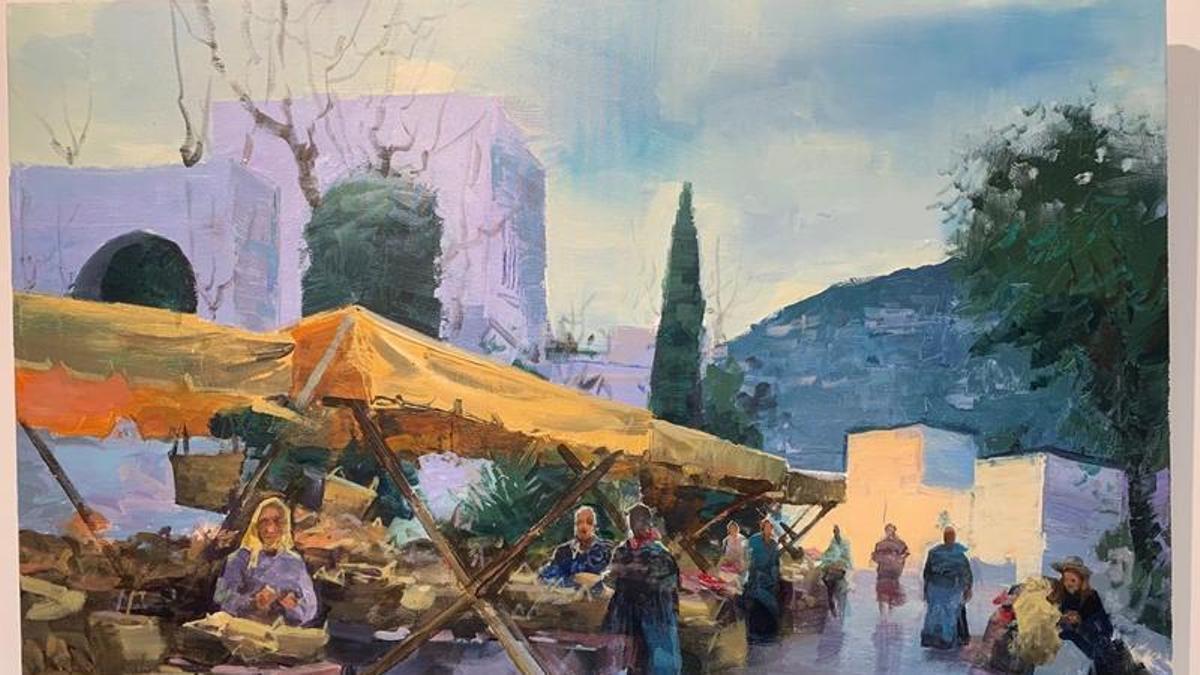 Cuadro ganador de pintura rápida en el concurso del año pasado.