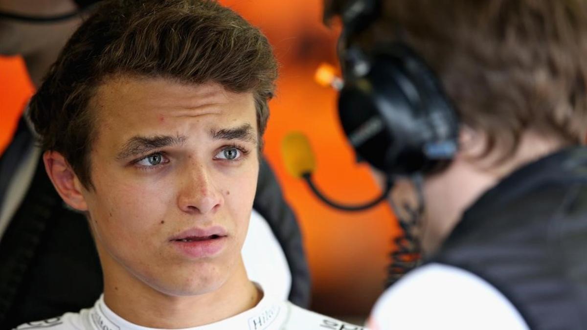 Lando Norris, futuro compañero de Carlos Sainz en Mcaren.