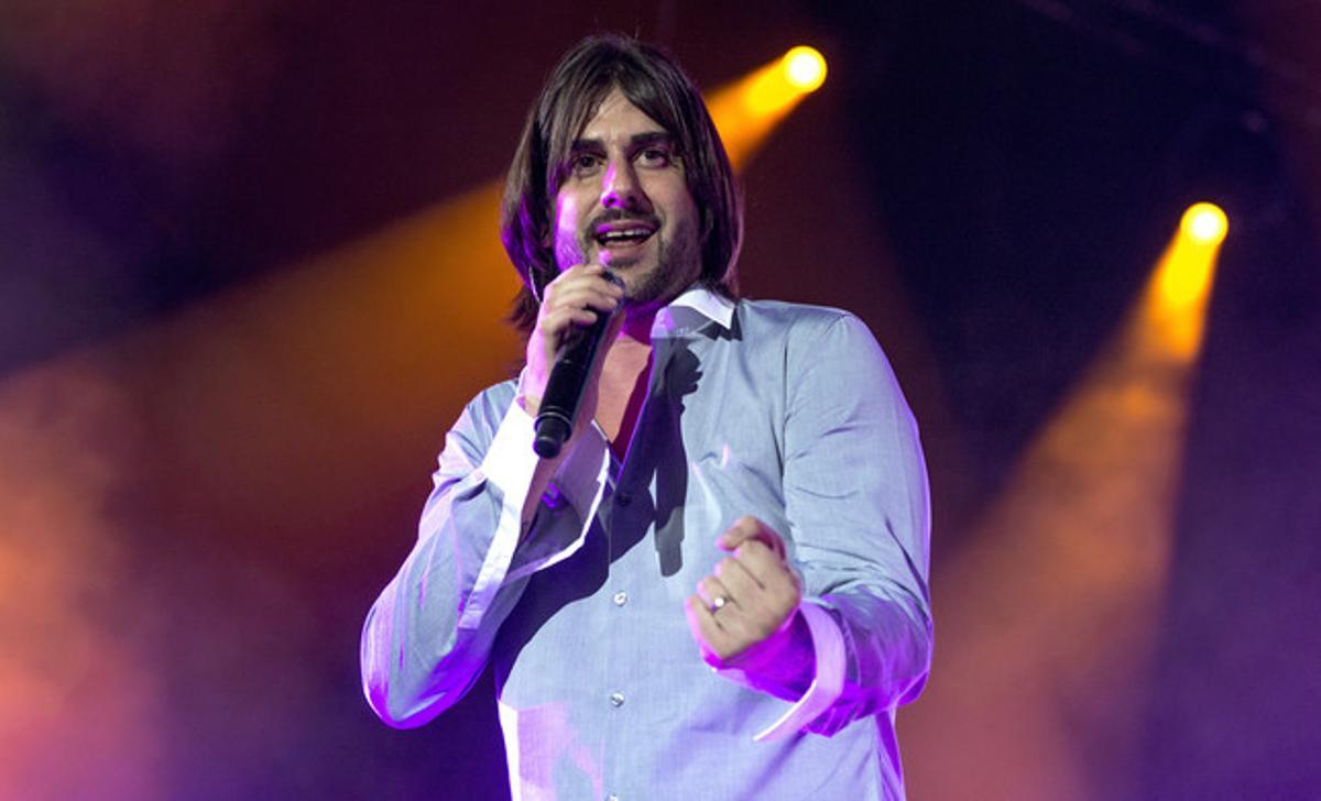 Actuació de Melendi al Palau Sant Jordi, l’octubre del 2013.