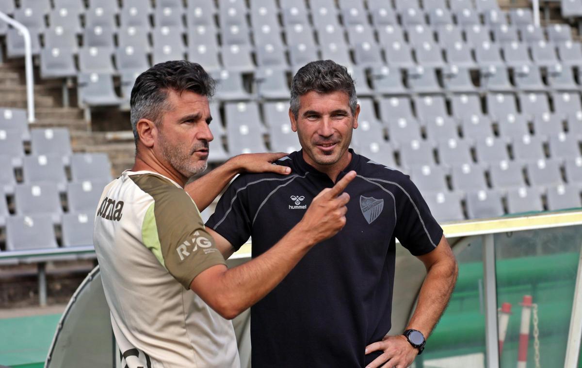 Amistoso a puerta cerrada del Málaga CF frente al Córdoba