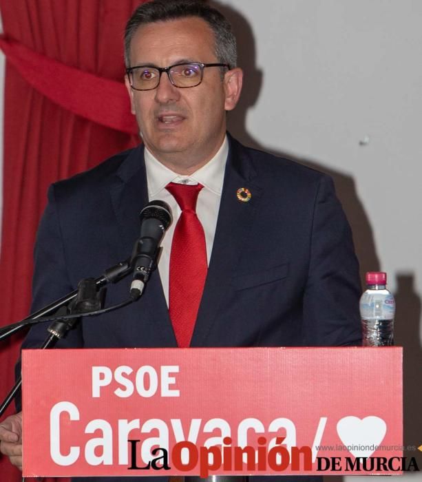 Presentación candidatura PSOE en Caravaca