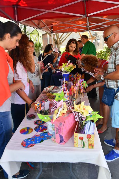 10/10/2019 AGÜIMES. Día Mundial Salud Mental en la plaza del Rosario de Agüimes. Fotógrafa: YAIZA SOCORRO.  | 10/10/2019 | Fotógrafo: Yaiza Socorro