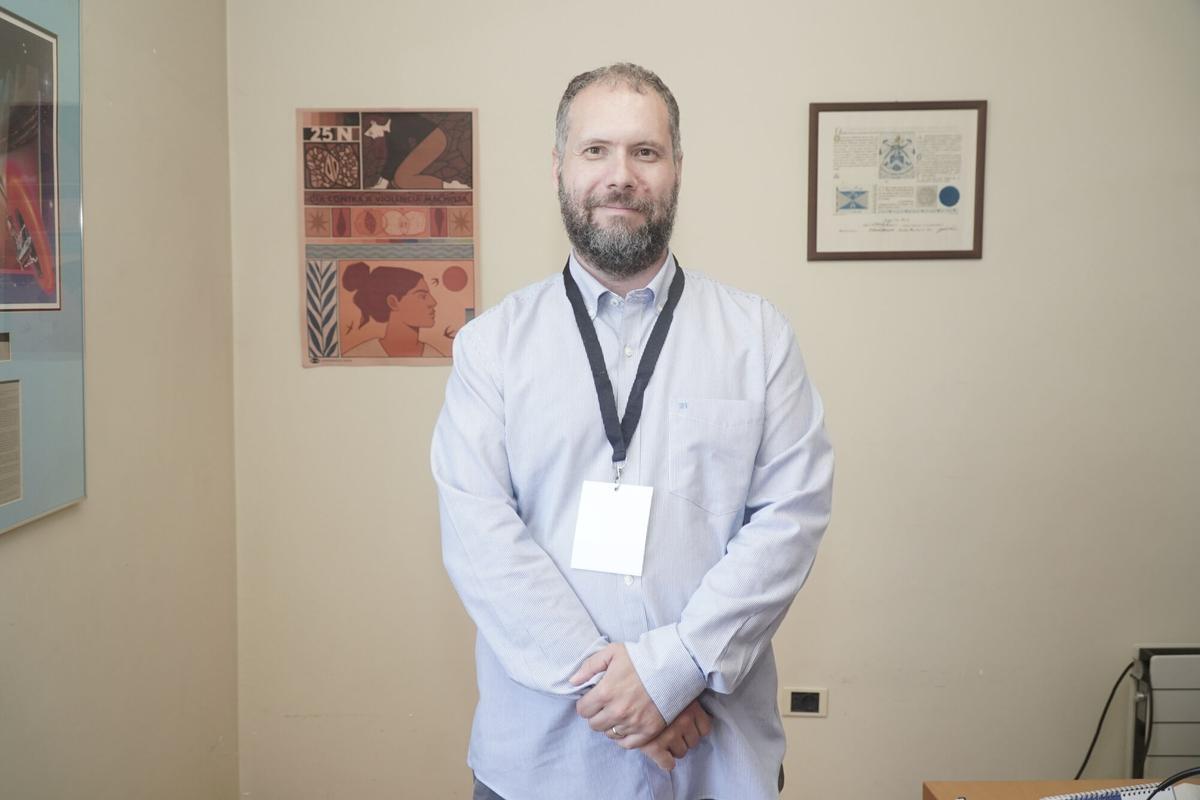 Uno de los organizadores y miembro de la Fundación Simons, Francisco Villaescusa-Navarro.