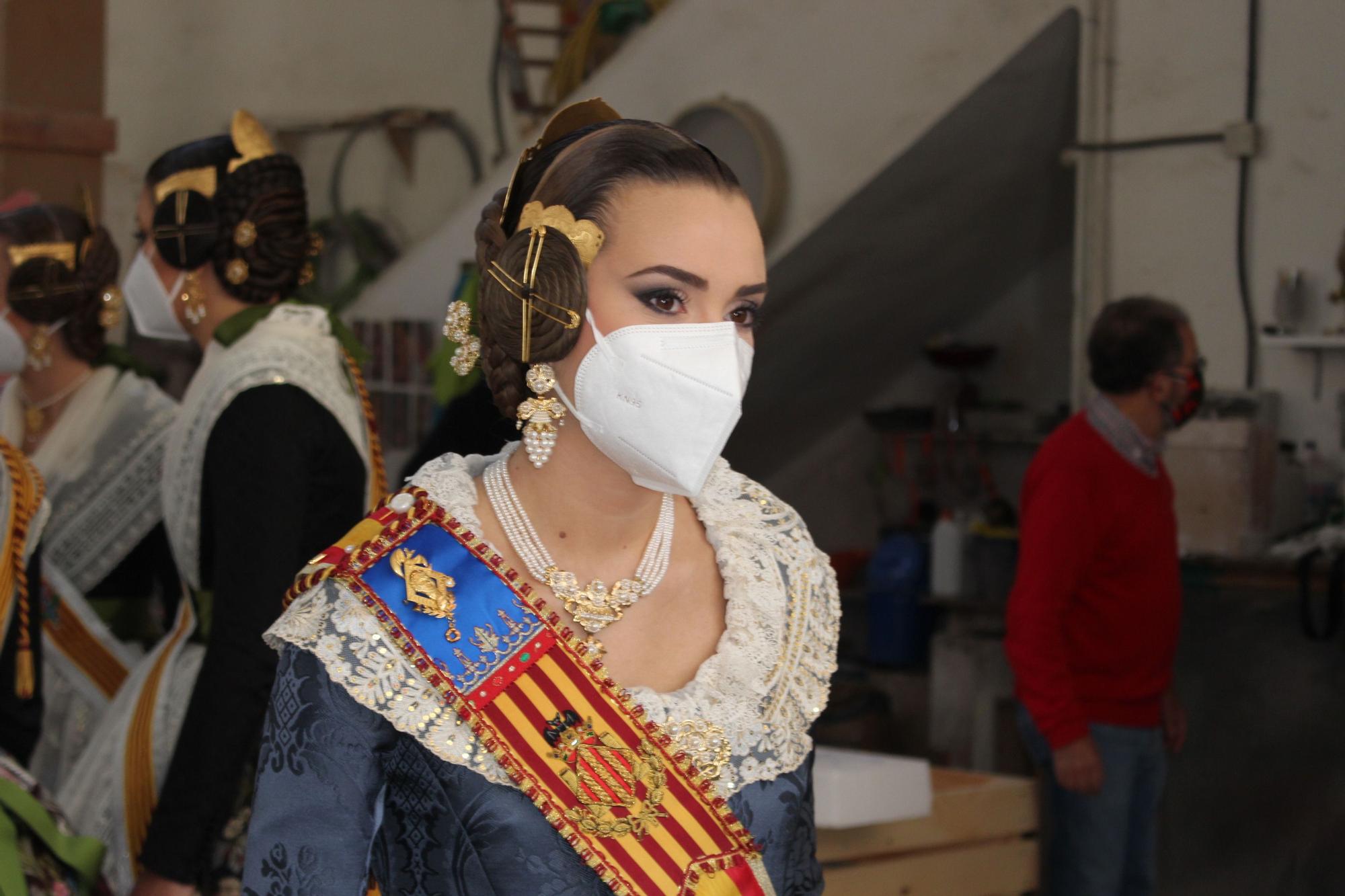 Tutorial de Fallas para Consuelo y la corte en la fiesta del Patrimonio