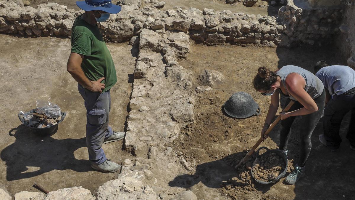 una de las excavaciones en La Alcudia durante la pandemia de covid-19