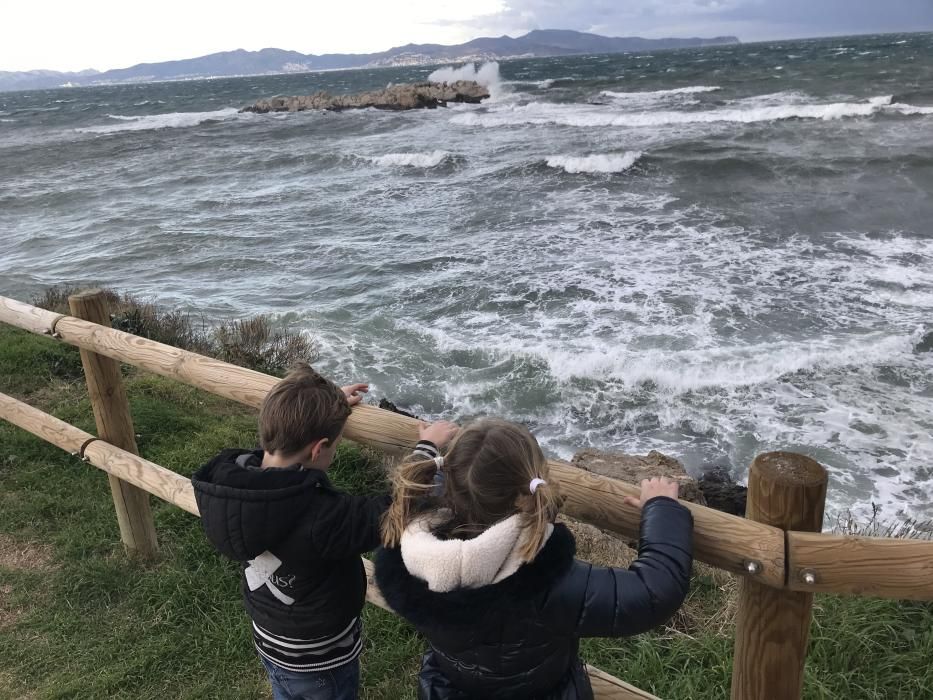 El temporal marítim a l'Escala