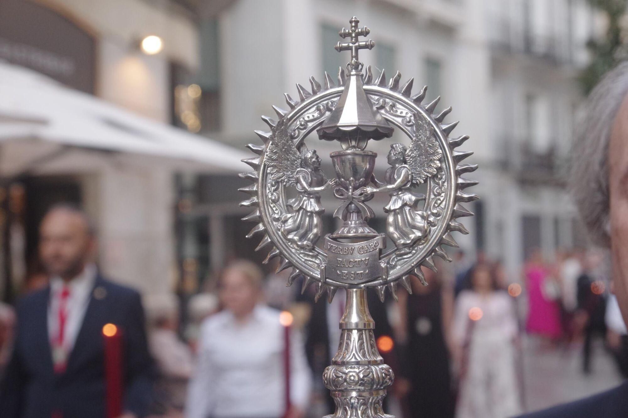 La archicofradía de los Dolores de la Parroquia de San Juan celebra, un año más, en la semana posterior a la Solemnidad del Corpus Christi, su Procesión de Minerva con Jesús Sacramentado