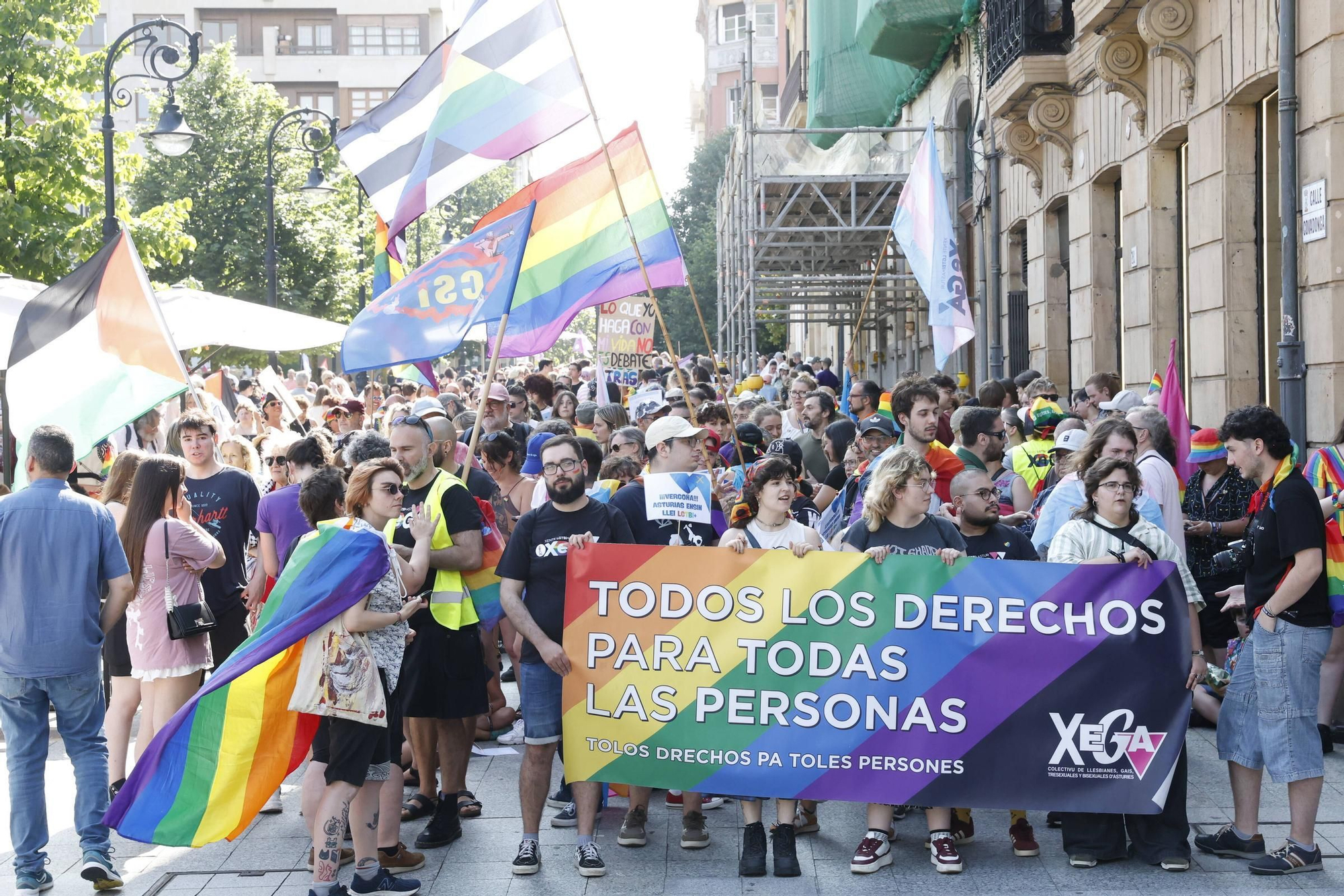 Así fue el desfile del Orgullo en Gijón (en imágenes)