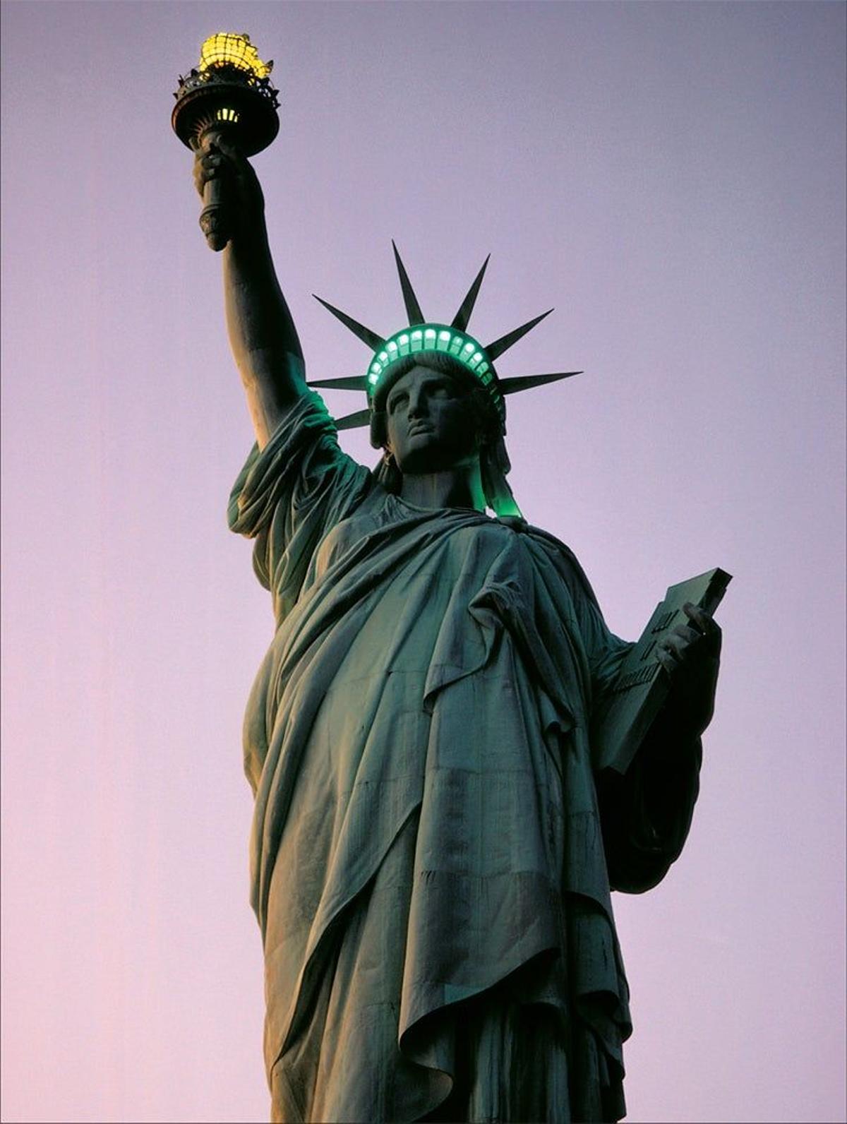 Estatua de la Libertad, en Nueva York (Estados Unidos).