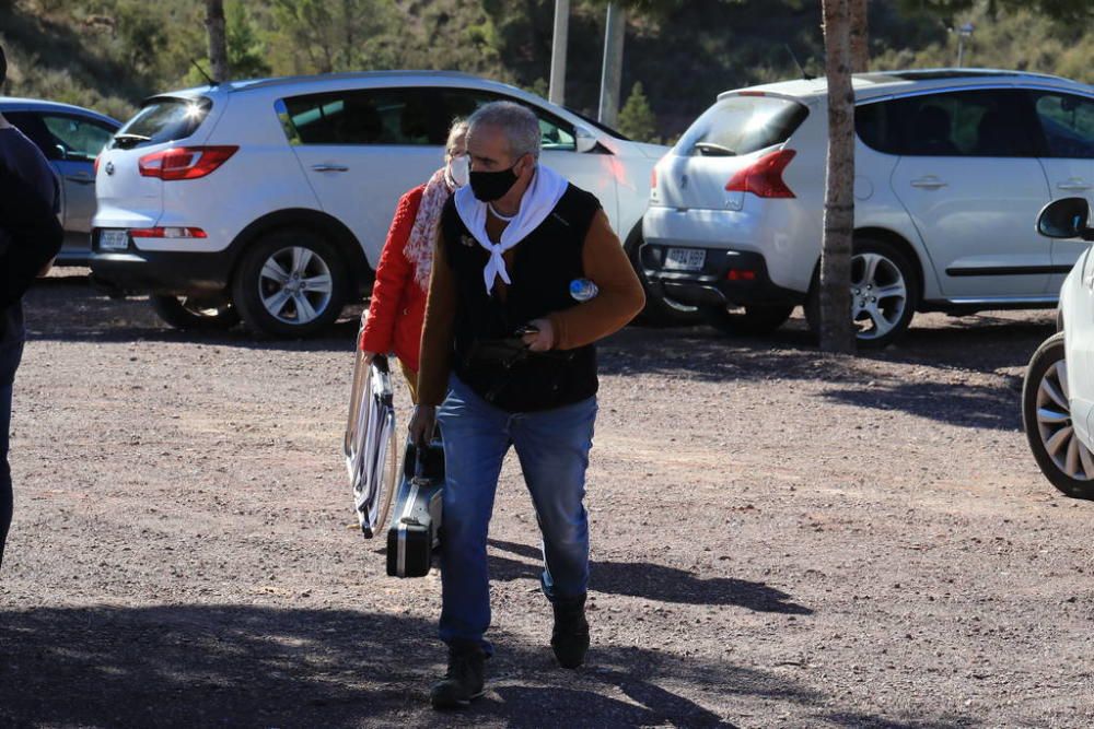 Atípico día de la Romería en La Hoya