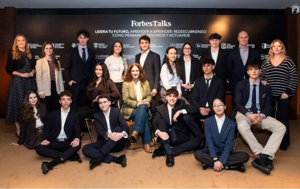 Alumnos del centro en la Forbes Talks
