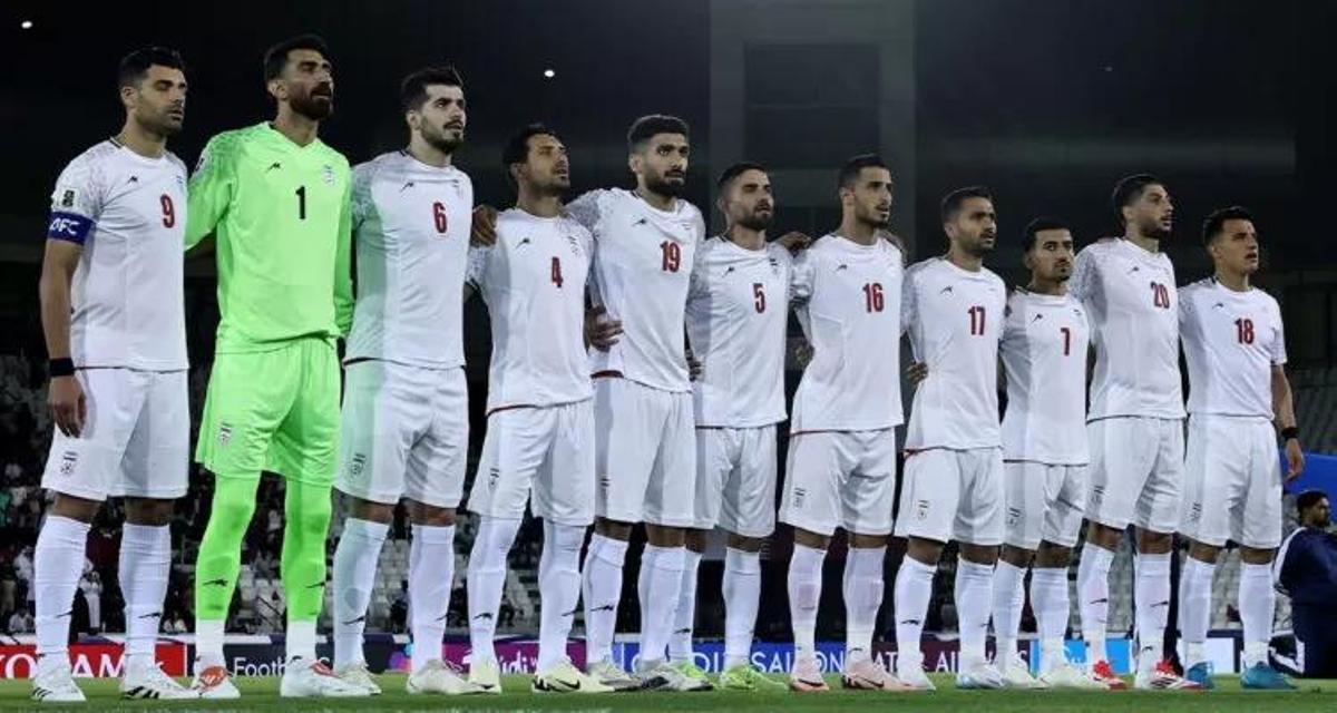 La selección iraní en una fotografía de archivo