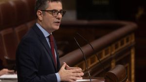El ministro de la Presidencia, Relaciones con las Cortes y Justicia, Félix Bolaños,