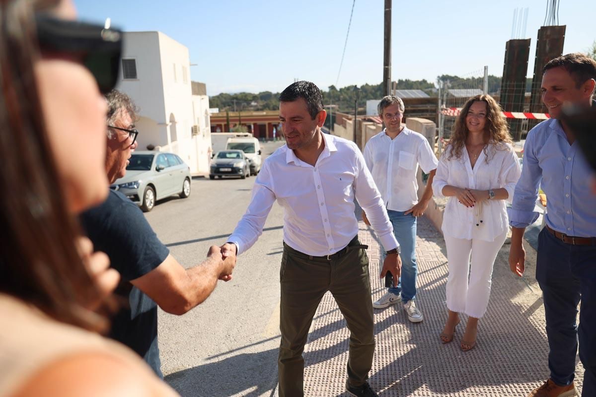 Galería: visita a las obras de la nueva escoleta de Sant Rafel