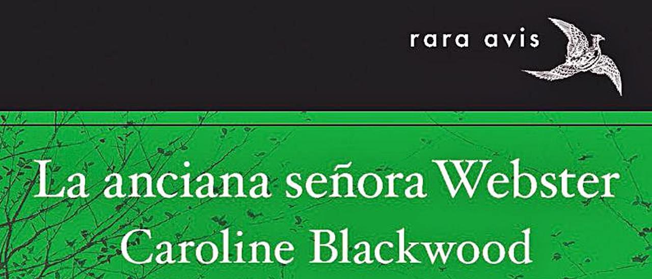 Portada de la 
novela de Caroline Blackwood.