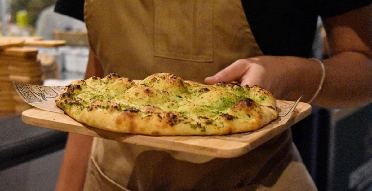 Una de las pizzas de La Tarantella.