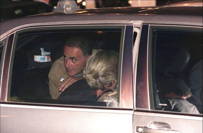 Lady Di y Dodi al Fayed en el coche en el que murieron