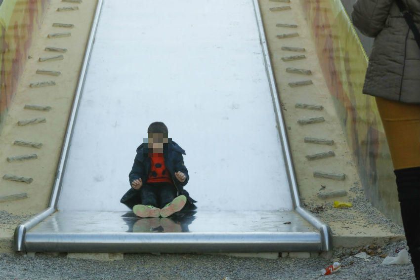 Quejas por el diseño de un tobogán del nuevo Parque Central de València