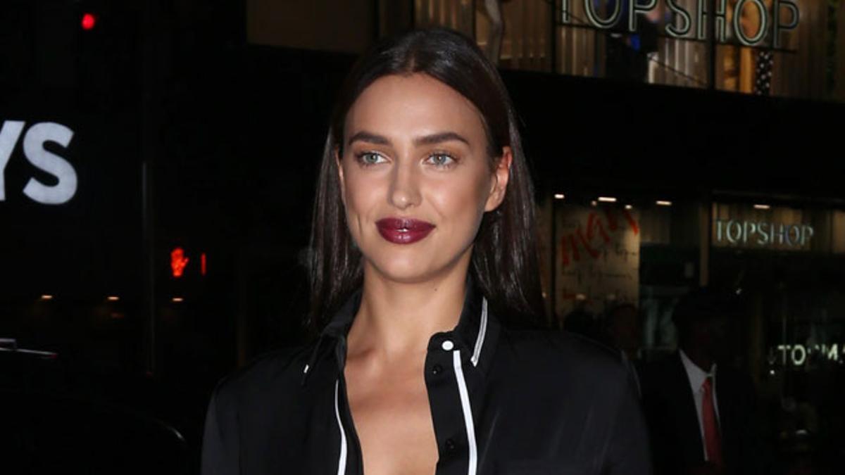 Irina Shayk en un evento de Intimissimi en Nueva York